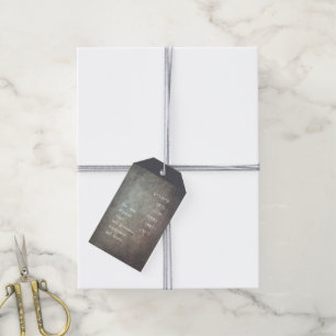 Purim Hebrew Biblical Zitat Mishloach Manot Geschenkanhänger