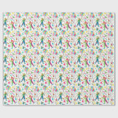 Purim Jewish Holiday Clowns Geschenkpapier (Flach)