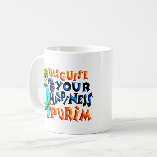Purim Kaffeetasse (Vorderseite Links)