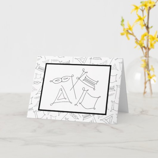 Purim Karte (Gelbe Blume)