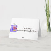 Purim Karte 3 (Rückseite)