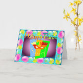 Purim Karte 3 (Gelbe Blume)