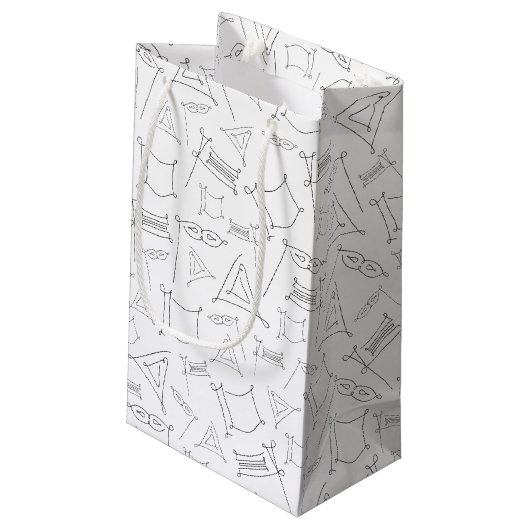 Purim Kleine Geschenktüte (Rückseite Schrägansicht)