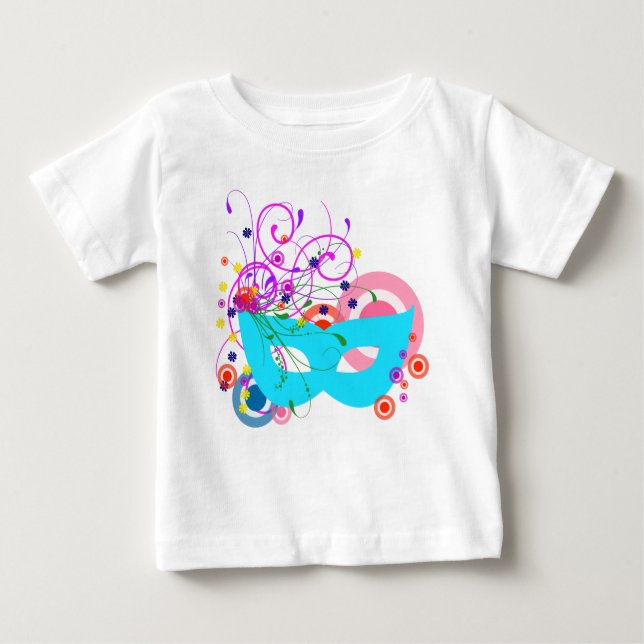 Purim Mask Baby T-shirt (Vorderseite)