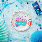 Purim Mask Pappteller (Party)