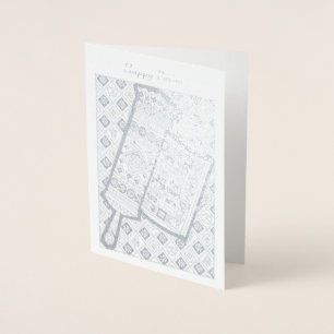 Purim-Megilla-Schriftrolle Folienkarte