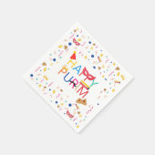 Purim Napkins Serviette (Ecke)