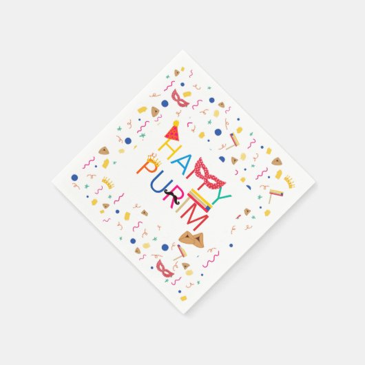 Purim Napkins Serviette (Ecke)