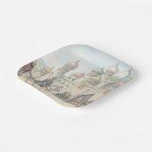 Purim Palace Plates | Festive Party Pappteller (Gewinkelt)