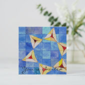 Purim-Party Einladung (Stehend Vorderseite)