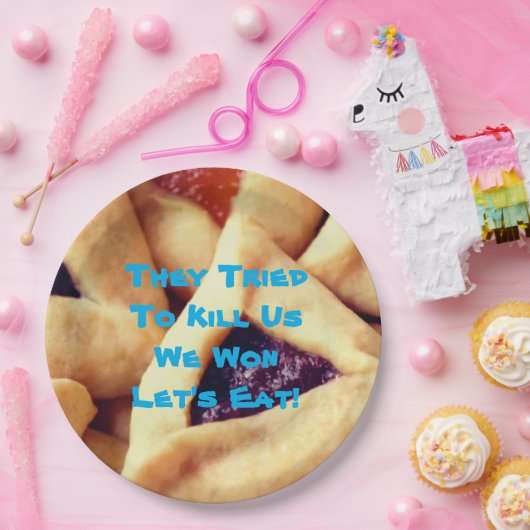 Purim Party Jewish Funny Sprichwort Pappteller (Party)