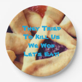 Purim Party Jewish Funny Sprichwort Pappteller (Vorderseite)