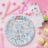 Purim Party Teller - Festliche jüdische Designs (Party)