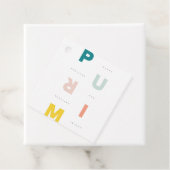 Purim Pastels Geschenkanhänger (Beispiel)