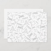 Purim Postkarte (Vorne/Hinten)