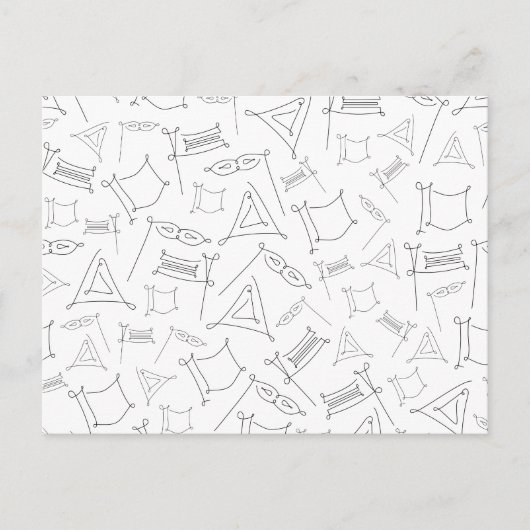 Purim Postkarte (Vorderseite)