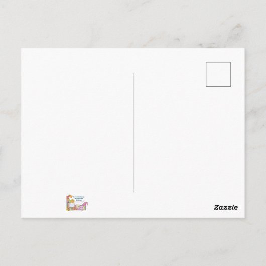 Purim Postkarte (Rückseite)