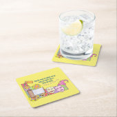 Purim Rechteckiger Pappuntersetzer (Vor Ort)