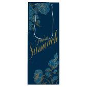 Purim Sameach Weingeschenktasche für Mishloach Geschenktüte Für Weinflaschen (Vorderseite)