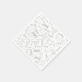 Purim Serviette (Ecke)