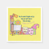 Purim Serviette (Vorderseite)