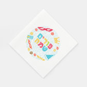 Purim-Servietten Serviette (Ecke)
