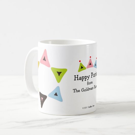 Purim Tasse - füllen Sie für Mishloach Manot! (Vorderseite Links)