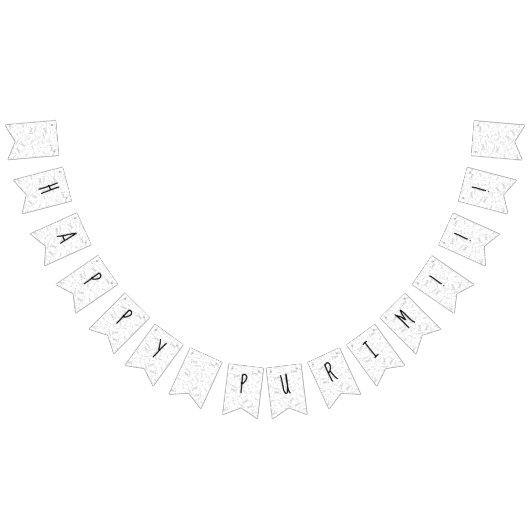 Purim Wimpelkette (Alle)