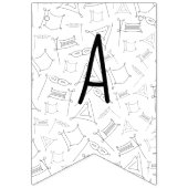 Purim Wimpelkette (Dritte Fahne)