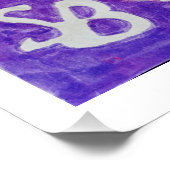 Purim Wine Art Poster (Ecke)