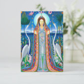 Purissima, Mother Most Pure, 1927 von Joseph Stell Dankeskarte (Stehend Vorderseite)