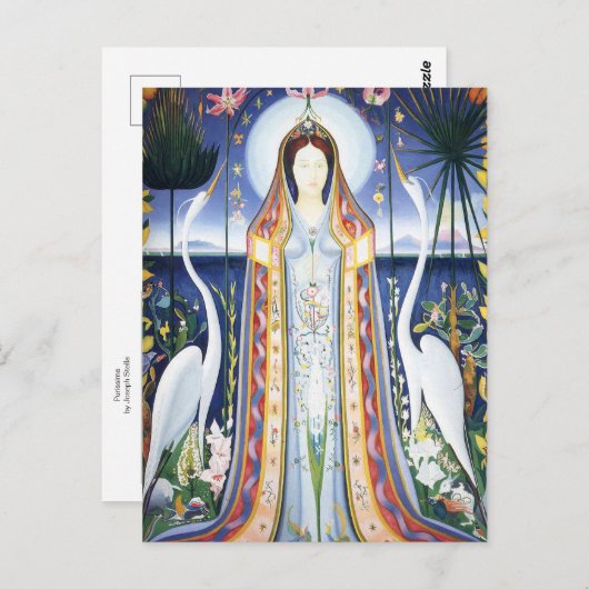 Purissima von Joseph Stella Postkarte (Vorne/Hinten)