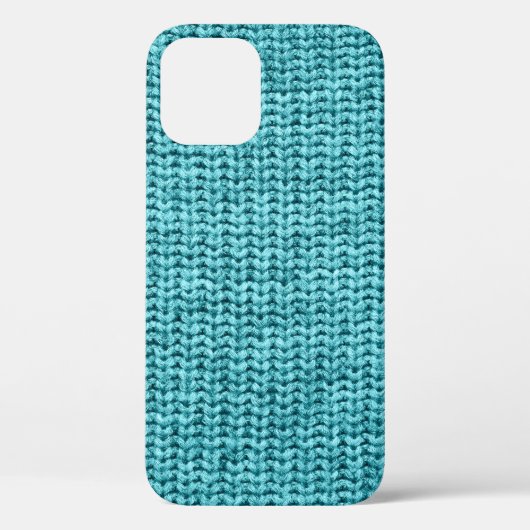 Puristische blaue Textur Case-Mate iPhone Hülle (Rückseite)