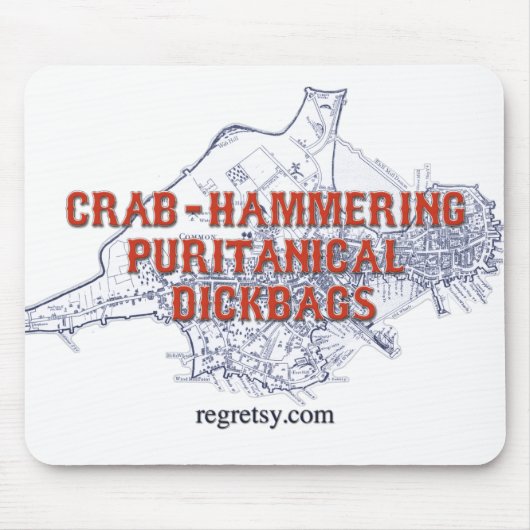 Puritanisches Dickbags Mousepad (Vorne)