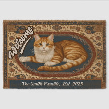 Purizig Chic Cat-Themed Coir Mat