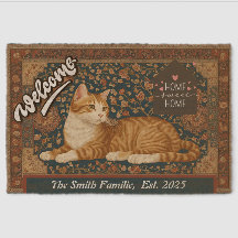 Purizig Chic Cat-Themed Coir Mat