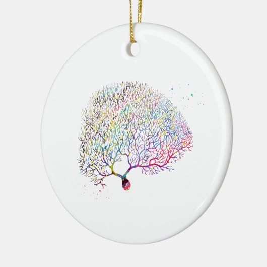 Purkinje Neuron Keramik Ornament (Links)