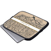 Purkinje Neuron Zeichnend - Name des Streifenärzts Laptopschutzhülle (Vorne Knopf)