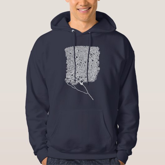 Purkinje (weiß) hoodie (Vorderseite)