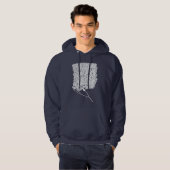 Purkinje (weiß) hoodie (Vorne ganz)