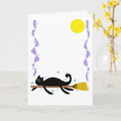 Purktly Lazy Halloween Karte (Gelbe Blume)