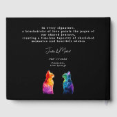 🌈 Purktly Your: Eine Regenbogen-Liebe Gästebuch (Rückseite)
