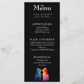 🌈 Purktly Your: Eine Regenbogen-Liebe Menükarte (Vorderseite)