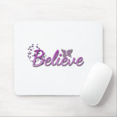 Purle glauben Schmetterlings-Glitter Mousepad (Mit Mouse)