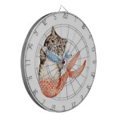 Purmaid Cat Mermaid Dartscheibe (Vorderseite Links)