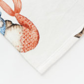 Purmaid Cat Mermaid Fleecedecke (Ecke)