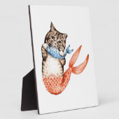Purmaid Cat Mermaid Fotoplatte (Seite)