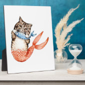 Purmaid Cat Mermaid Fotoplatte (Seite)