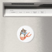 Purmaid Cat Mermaid Magnet (In Situ (Geschirrspüler))