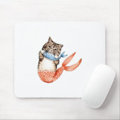 Purmaid Cat Mermaid Mousepad (Mit Mouse)